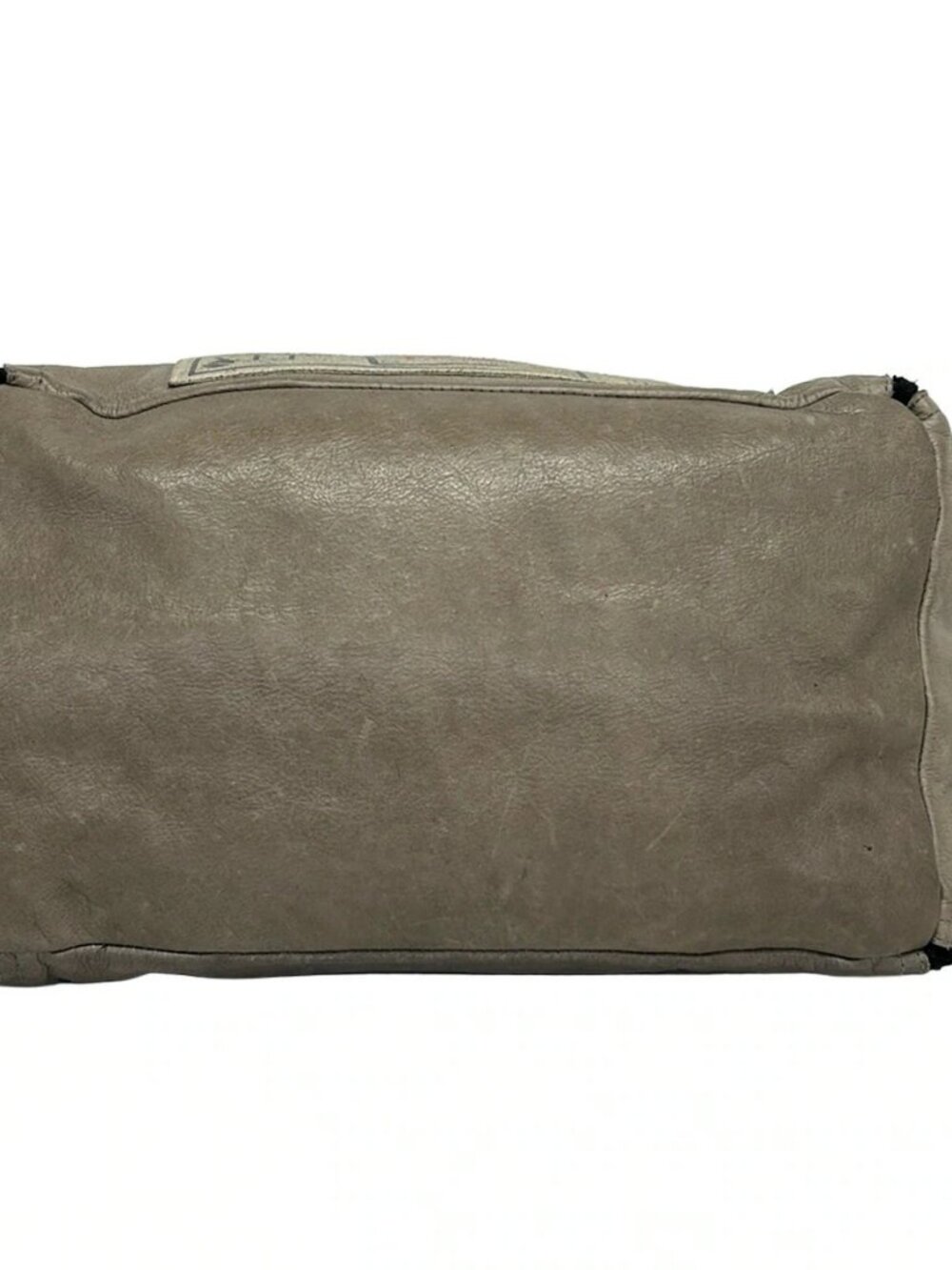 barbara rihl Beige Gray Black Multi Leather Hardware Tote Bag - Picture 5 of 16